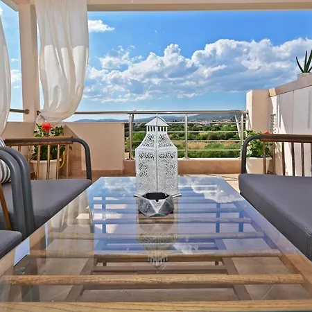 Terra Alegra Luxurious With Aegean Sea View Apartment *